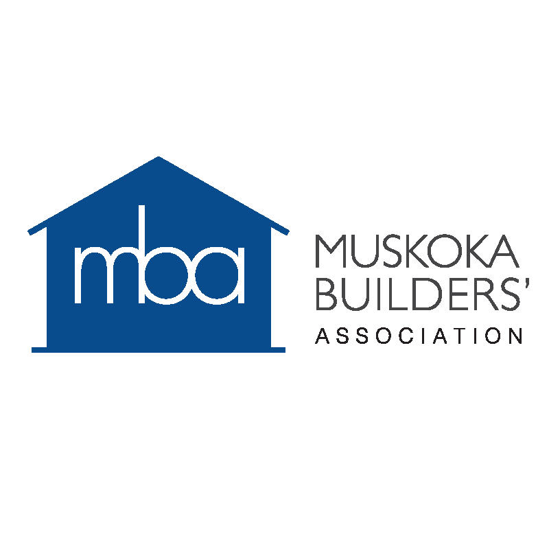 Muskoka Builders' Association logo in blue and white